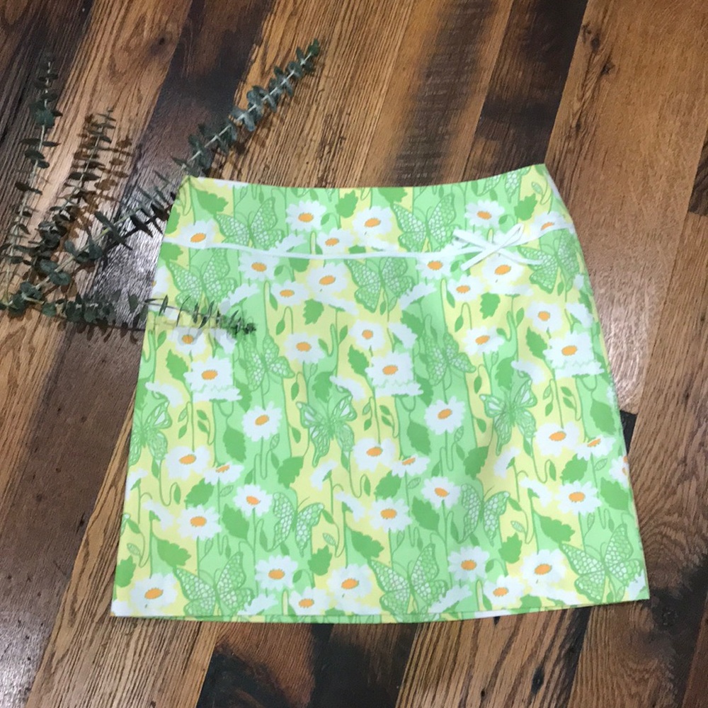 NWOT Lilly Pulitzer Daisy and Butterfly Skirt